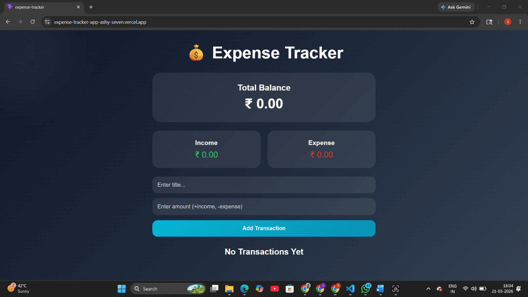 Expense Tracker App