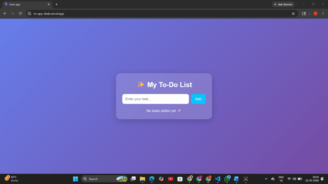 To Do App